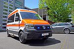 Neuer Krankentransportwagen auf Volkswagen Crafter für die ERAS Kranken- und Rettungstransport GmbH aus Essen