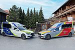 Fahrzeugübergabe von zwei neuen Krankentransportwagen Typ Bonna