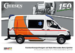 MIESEN Rettungswagen gemäß EN 1789 Typ C auf Mercedes-Benz Sprinter Kastenwagen