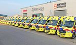 20 neue Rettungswagen für AmbulanceZorg Rotterdam-Rijnmond