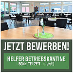Helfer (w/m/d) Betriebskantine, Bonn (Teilzeit)